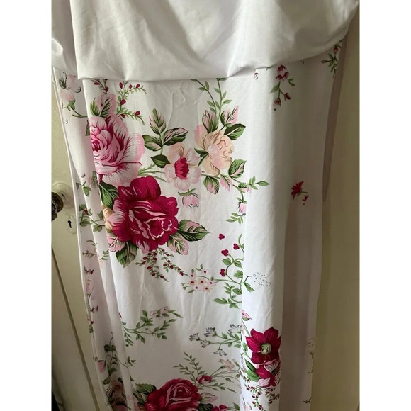 Women’s size x-large white floral dress - Picture 5 of 7